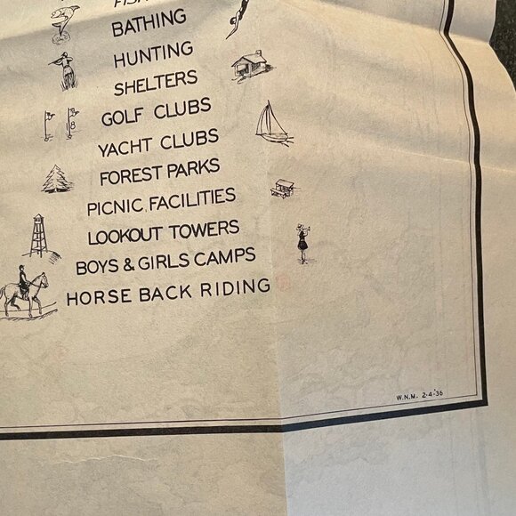 Rare "Vermont: A Guide to the Green Mountain State," 1937 First Ed. Hardcover - Picture 16 of 17